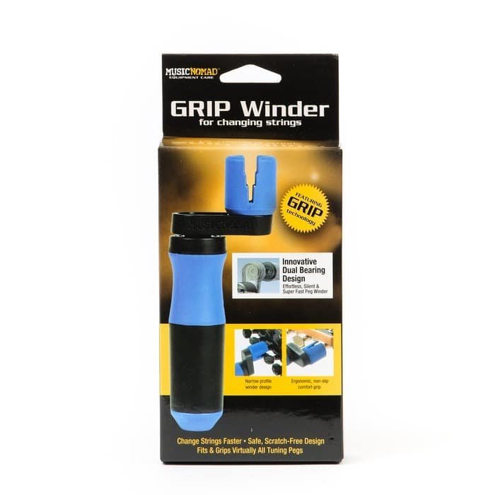 MN221-Main-In-Package-Updated-8-2020.jpg Music Nomad MN221 GRIP Rubber Lined Dual Bearing Peg Winder