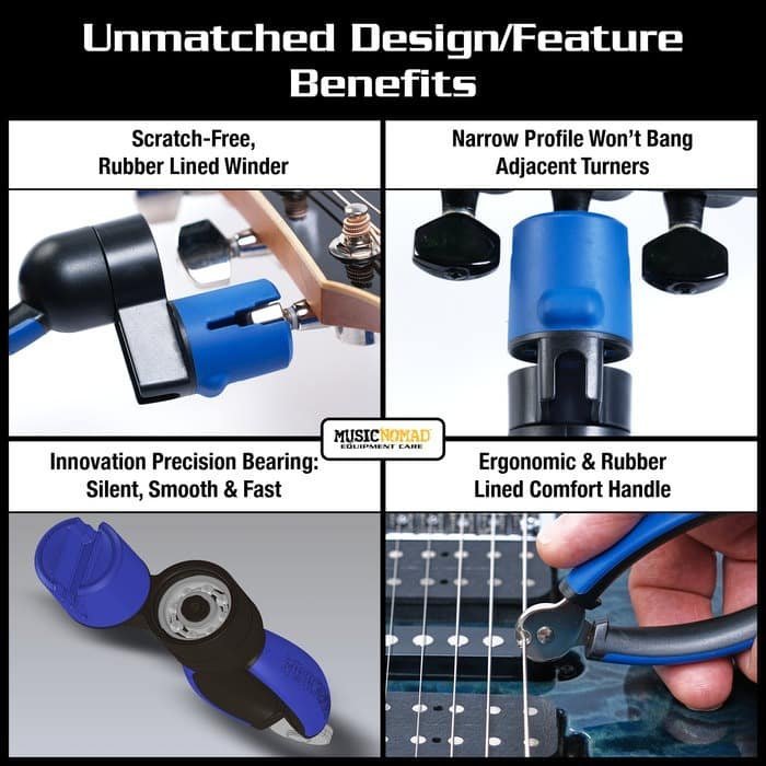 MN223_Action1.jpg Music Nomad MN223 GRIP Cutter Puller All in One String Winder