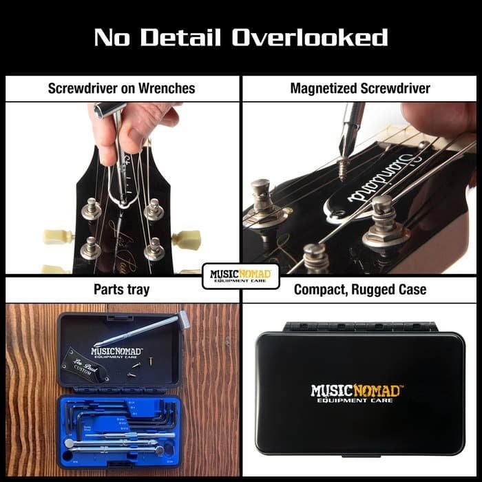 Music Nomad MN235 Premium Guitar Tech Truss Rod Wrench Set