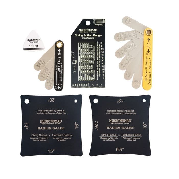 MN604_MainOutOfPackage_Updated2023.jpg Music Nomad MN604 Precision Setup Gauge Set - 6 Piece