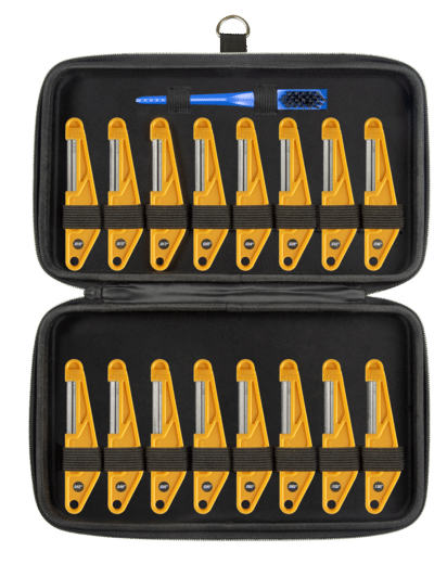 Music Nomad MN676 16-piece Diamond Coated Nut File Complete Shop Set
