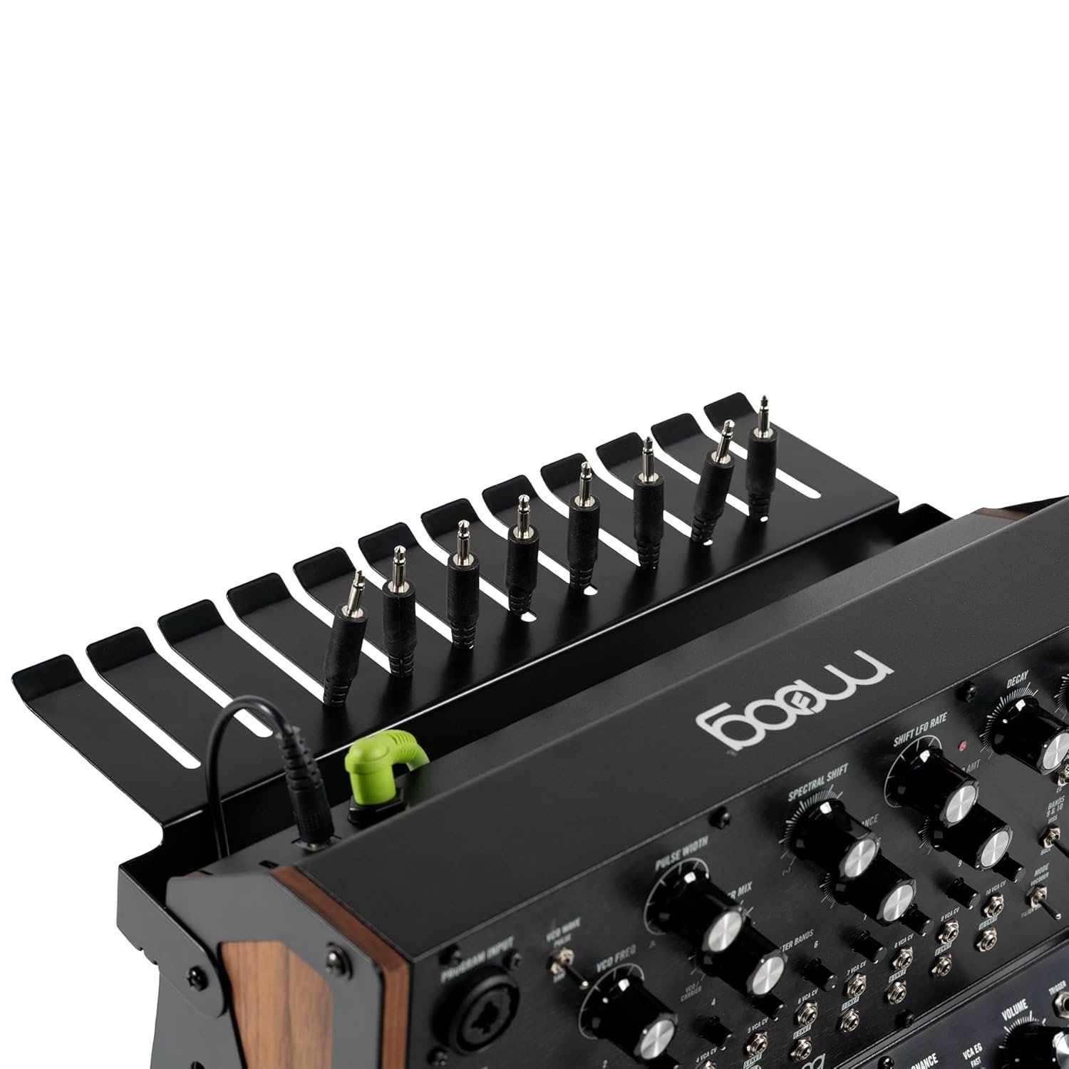 MOOG-Sound-Studio-Accessory-Kit-4-1.jpg MOOG Sound Studio Accessory Kit With Three-Tier Rack, Analog Summing Mixer, Dust Cover, Patch and Audio Cables, Patch Cable Organizer, Power Supply