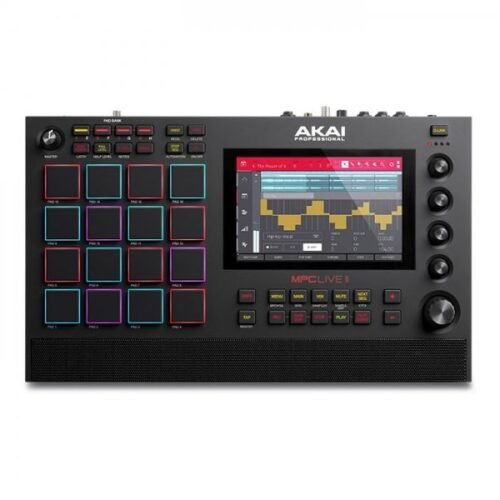 MPC-Live-II.jpg Akai Professional MPC Live II Standalone Sampler and Sequencer with Built-In Monitors