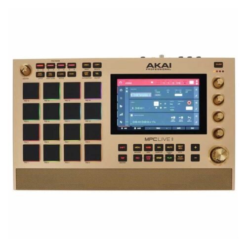 MPC-Live-II-gold.jpg Akai Professional MPC Live II Gold Special Edition Standalone Sampler and Sequencer