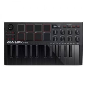 MPK-Mini-MK3-black-2.jpg Akai MPK Mini MK3 Limited Edition Black Compact Keyboard And Pad Controller- Product is Discontinued