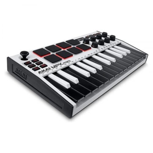 Akai MPK Mini MK3 Limited Edition White Compact Keyboard And Pad Controller- Product is Discontinued