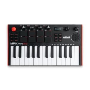 Akai MPK Mini Play MK3 Midi Controller Keyboard with Built-in Speakers