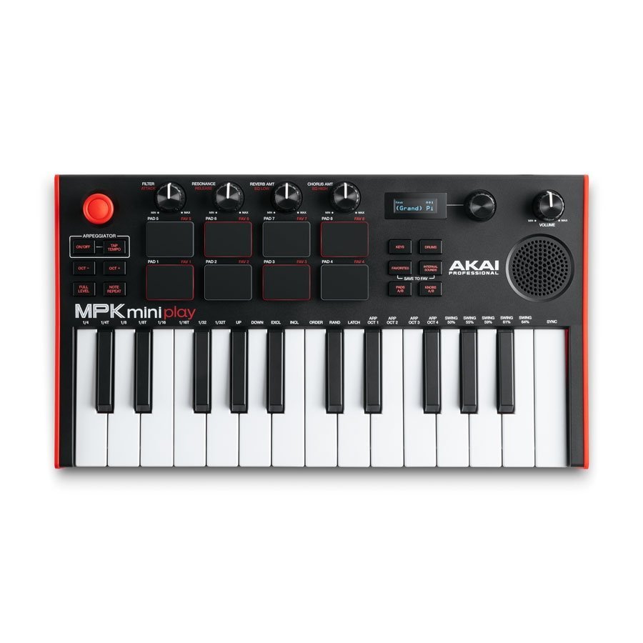 Akai MPK Mini Play MK3 Midi Controller Keyboard with Built-in Speakers