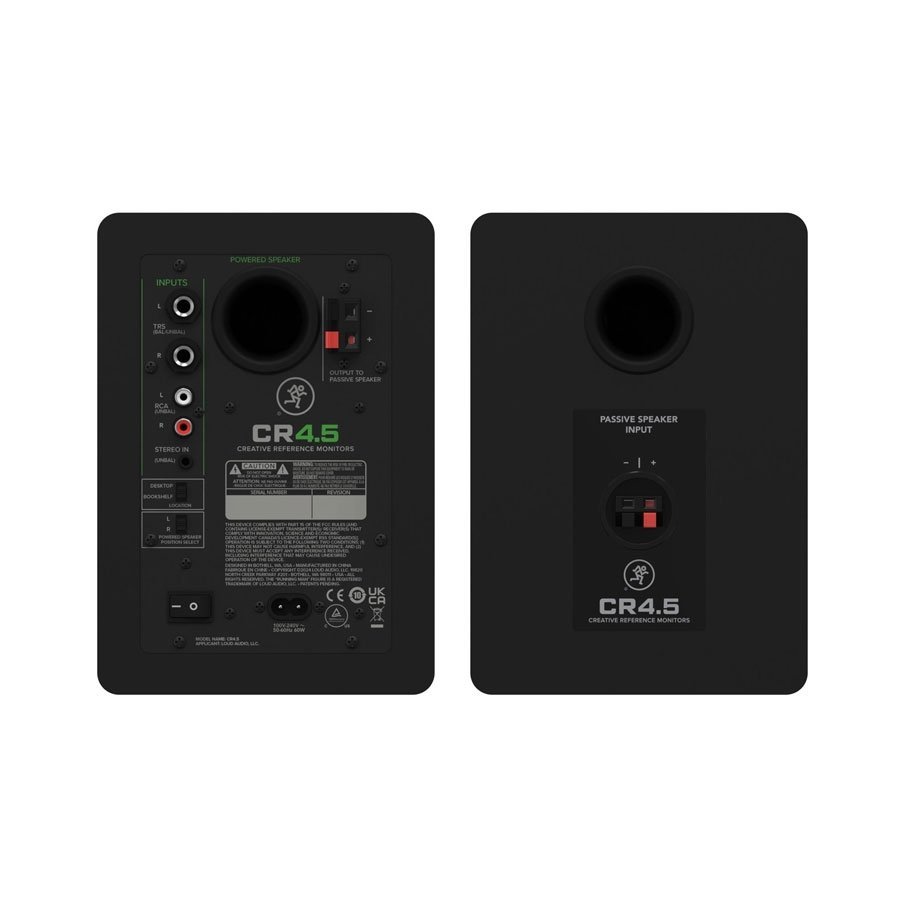 Mackie-CR4.5-2-1.jpg Mackie CR4.5 4.5 inch Powered Studio Monitors With Tone Control