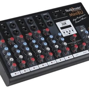 Mini-8U-2.jpg Studiomaster Mini 8U Mixer with Bluetooth and USB (8 Channel)