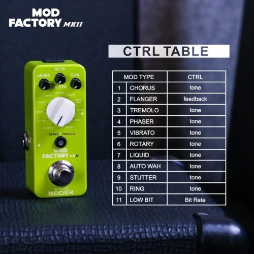 Mooer MOD Factory MKII | Modulation MME2 Effect Pedal