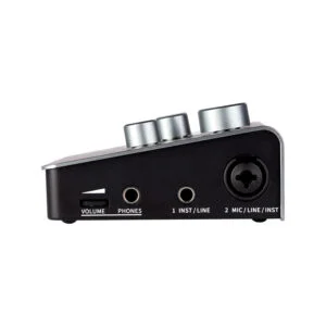 MOOER Steep Audio Interface – 24-bit/192kHz stereo sound, dual Type-C, 2× 1/4″ TRS inputs. Supports mic, instruments & headphones.