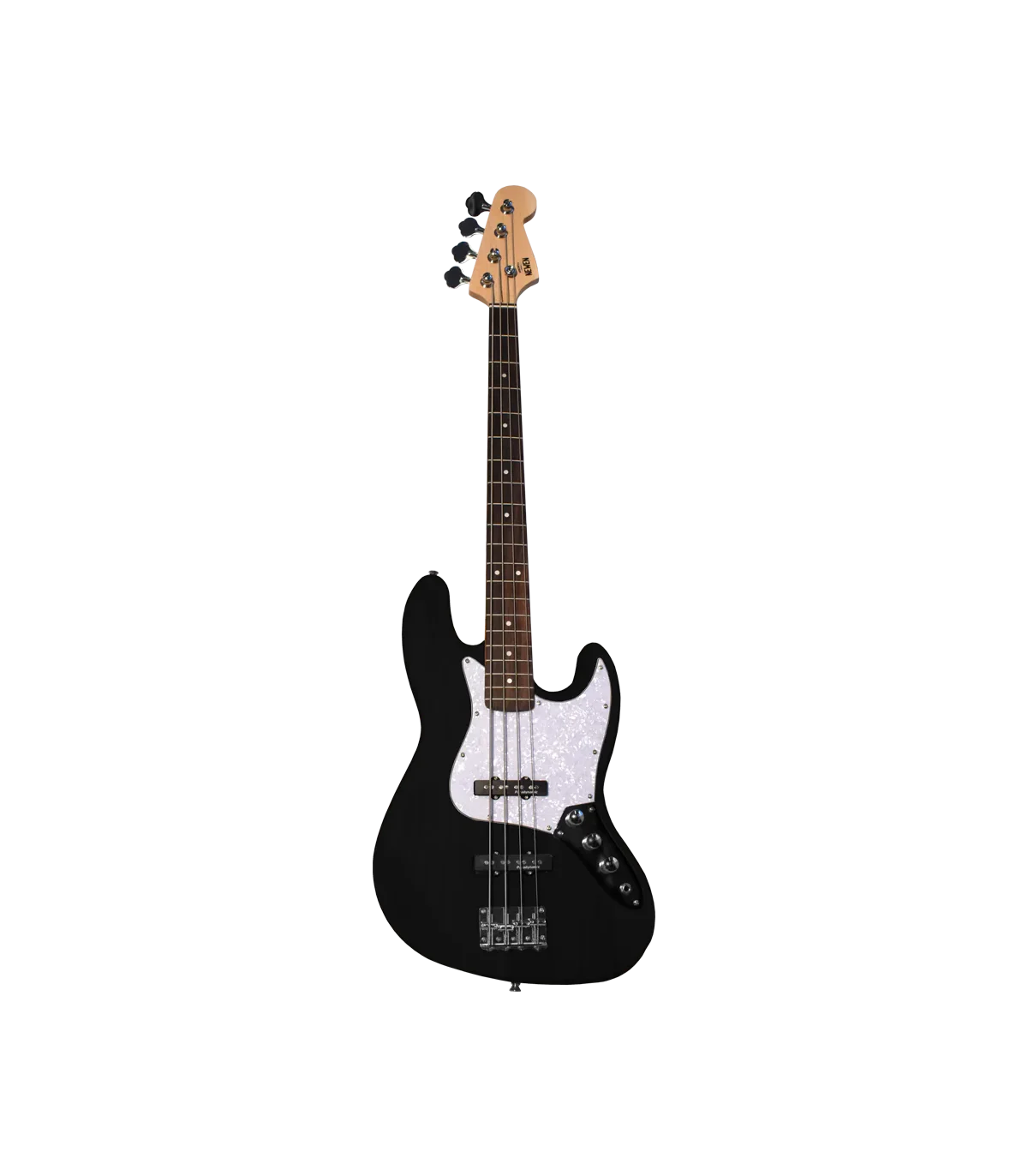 NEWEN NEW-JB Jazz Band 4-String Electric Bass Guitar - Black
