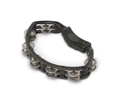 Natal NS102T Spirit Handheld Tambourine, Black