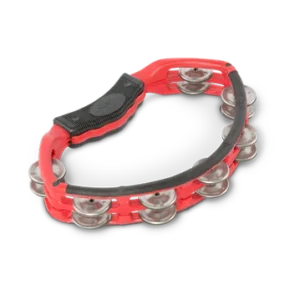 Natal NS102TR Spirit Handheld Tambourine, Red