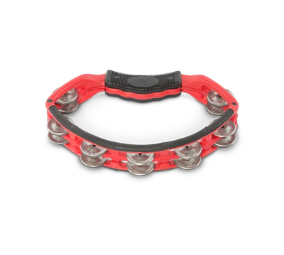 Natal NS102TR Spirit Handheld Tambourine, Red