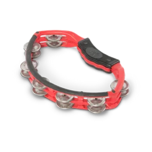 Natal NS102TR Spirit Handheld Tambourine, Red