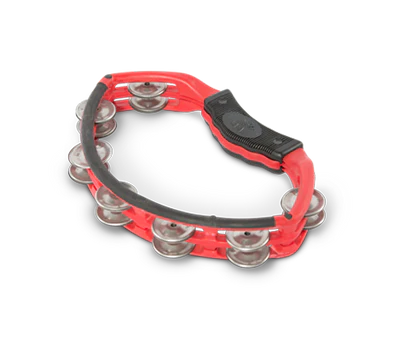 Natal NS102TR Spirit Handheld Tambourine, Red