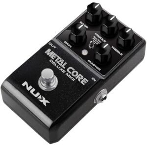 NUX Metal Core Deluxe MKII High Gain Preamp Pedal with 3 Distinctive High Gain Amp Models