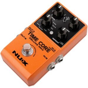 NUX Time Core Deluxe MKII Delay Effect Pedal, 7 Types Delay, 40 Seconds Stereo Phrase Looper