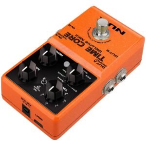 NUX Time Core Deluxe MKII Delay Effect Pedal, 7 Types Delay, 40 Seconds Stereo Phrase Looper