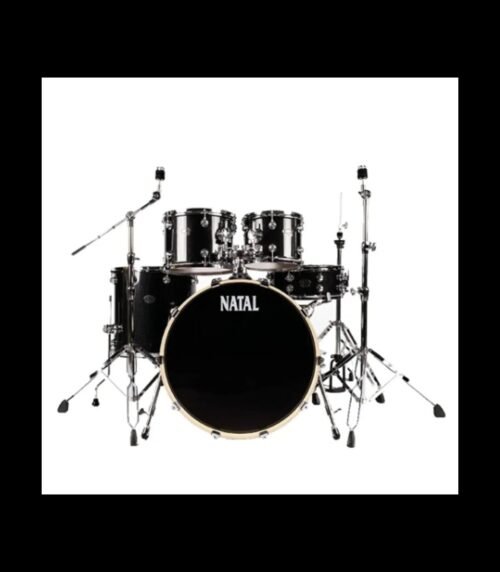 Natal Arcadia Birch Series KARB-F20 BLS, 5-Piece Acoustic Drum Kit With Hardware - Black Sparkle