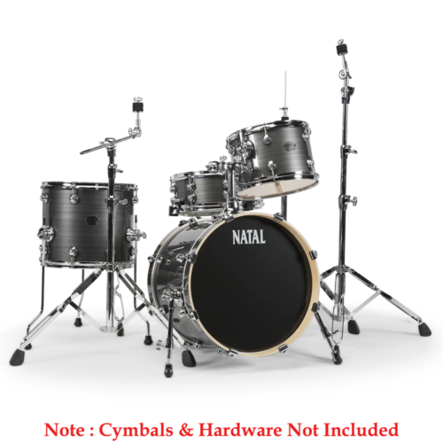 Natal-KARB-TJ-GST-Arcadia-Birch-Series-Traditional-Jazz-TJ-4-Piece-Shell-1.png Natal KARB-TJ-GST Arcadia Birch Series Traditional Jazz TJ 4 Piece Shell Pack Acoustic Drum Kit Without Hardware & Cymbals - Grey Strata