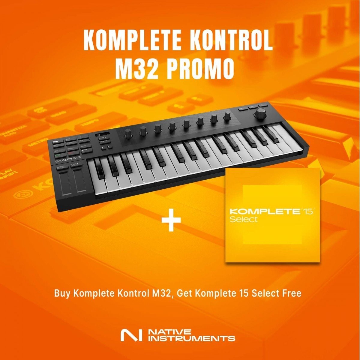 Native Instruments M32 Komplete Kontrol Keyboard Controller