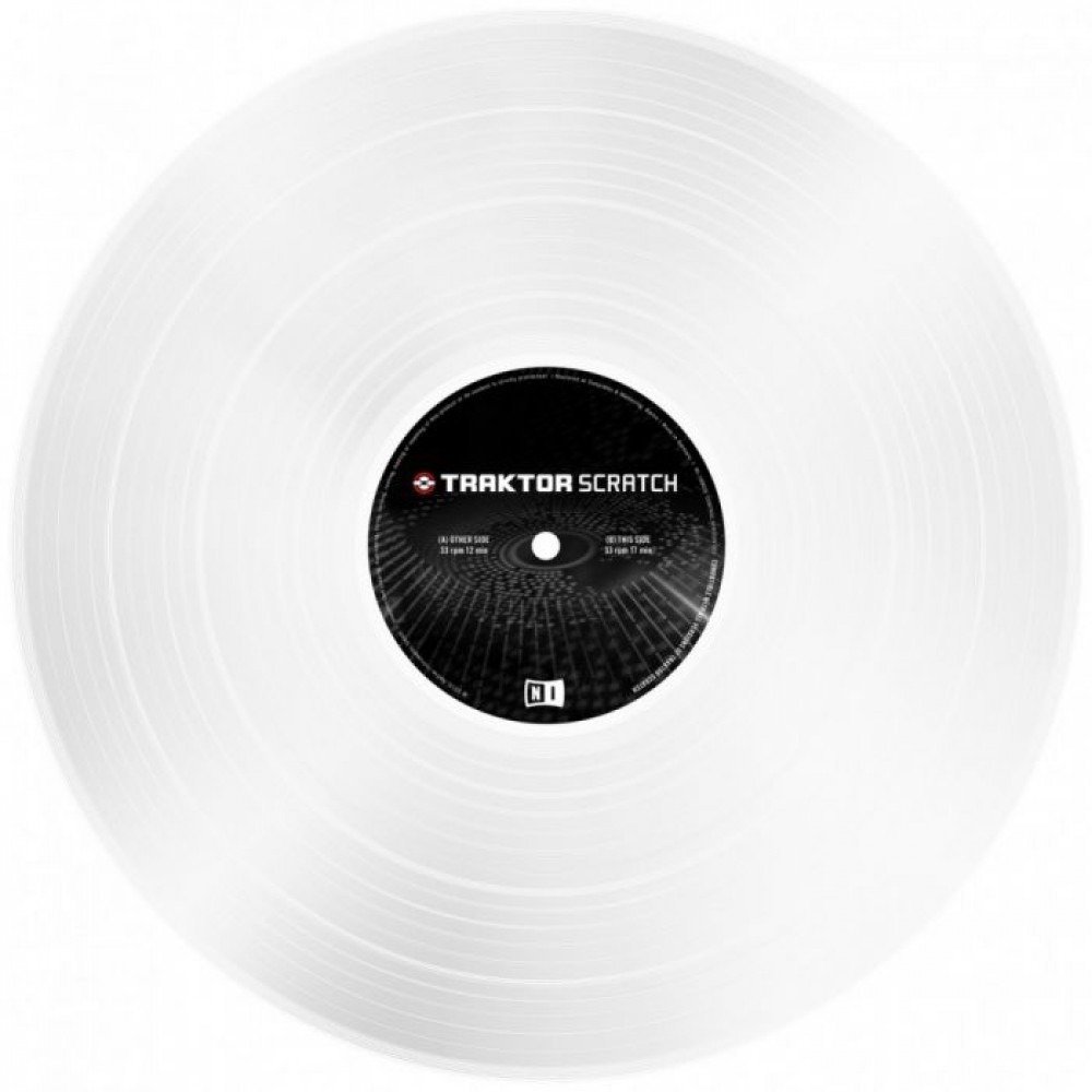 Native Instruments TRAKTOR Scratch Control Vinyl Mark 2 White