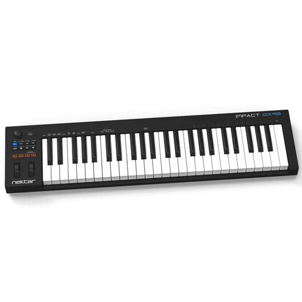 Nektar-Impact-GX49.jpg Nektar Impact GX49 USB MIDI Keyboard Controller, Black (GX49 bundle, black)