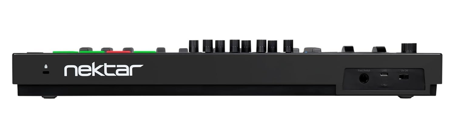 Nektar-Impact-LX25-4.jpg Nektar Impact LX25 mk3 MIDI Keyboard Controller | 25 Key Velocity-Sensitive Keyboard with DAW Integration, Pads, Faders, Encoders, Scale & Chord Mode, NKS Support, Compatible with Mac/PC