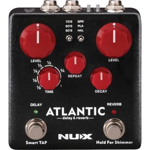NuX NDR-5 Atlantic Delay Reverb Guitar Effect Pedal