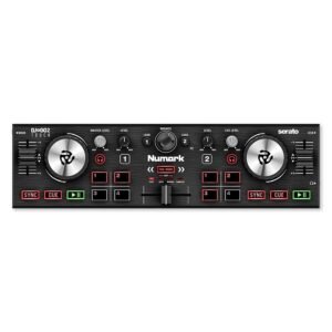 Numark DJ2GO2 Touch Pocket DJ Controller with Capacitive Touch Jog Wheels