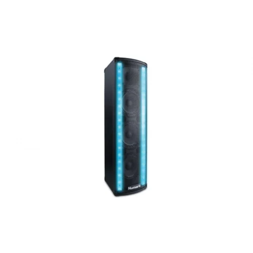 Numark-Lightwave.webp Numark Lightwave DJ Loudspeaker with Built-In Beat Sync'd Light Show