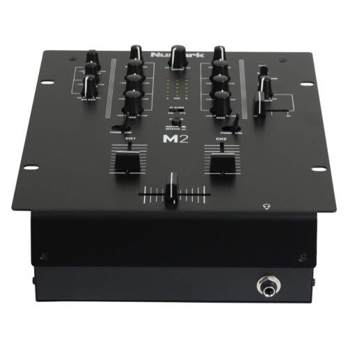Numark M2BLACK | Professional Two-Channel Scratch Mixer with 3-band EQ per Channel