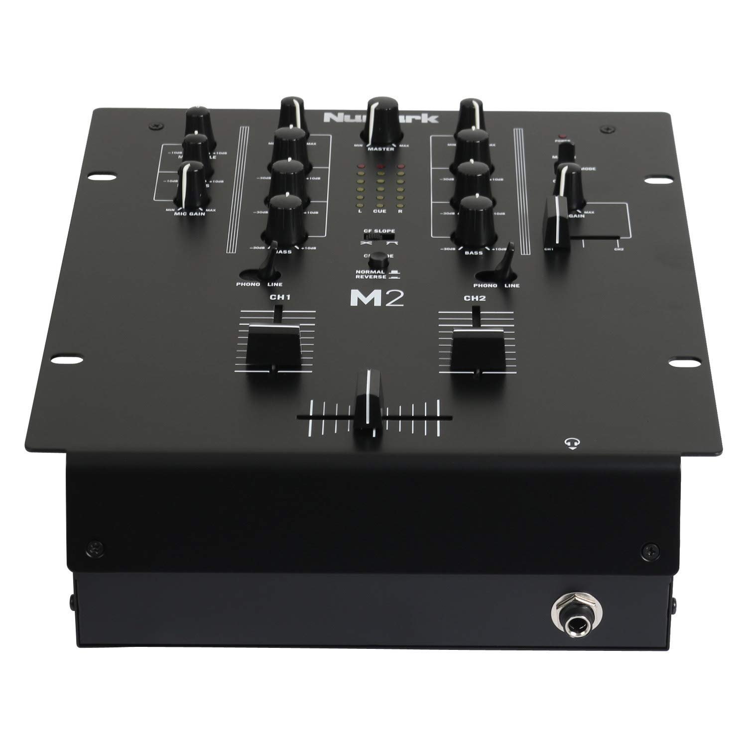 Numark M2BLACK | Professional Two-Channel Scratch Mixer with 3-band EQ per Channel