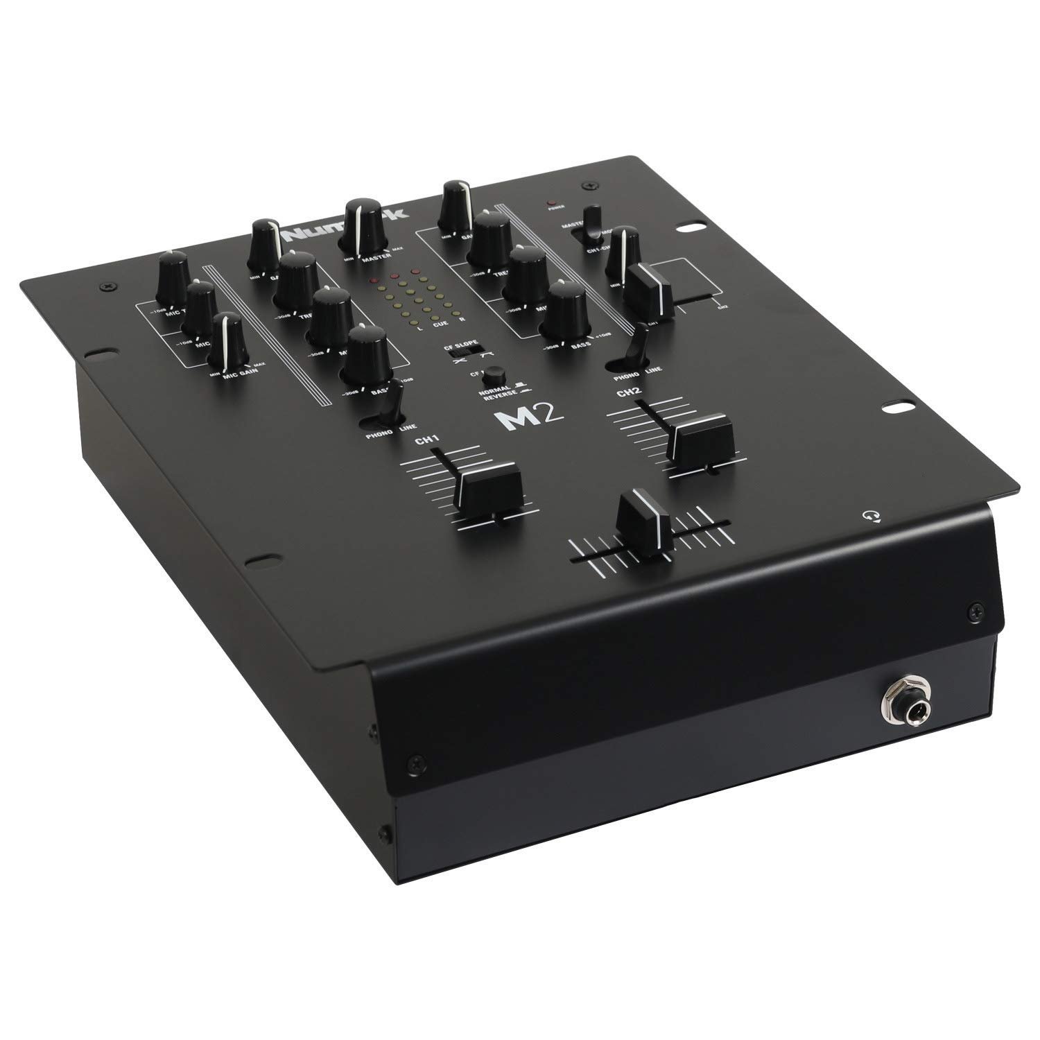 Numark M2BLACK | Professional Two-Channel Scratch Mixer with 3-band EQ per Channel