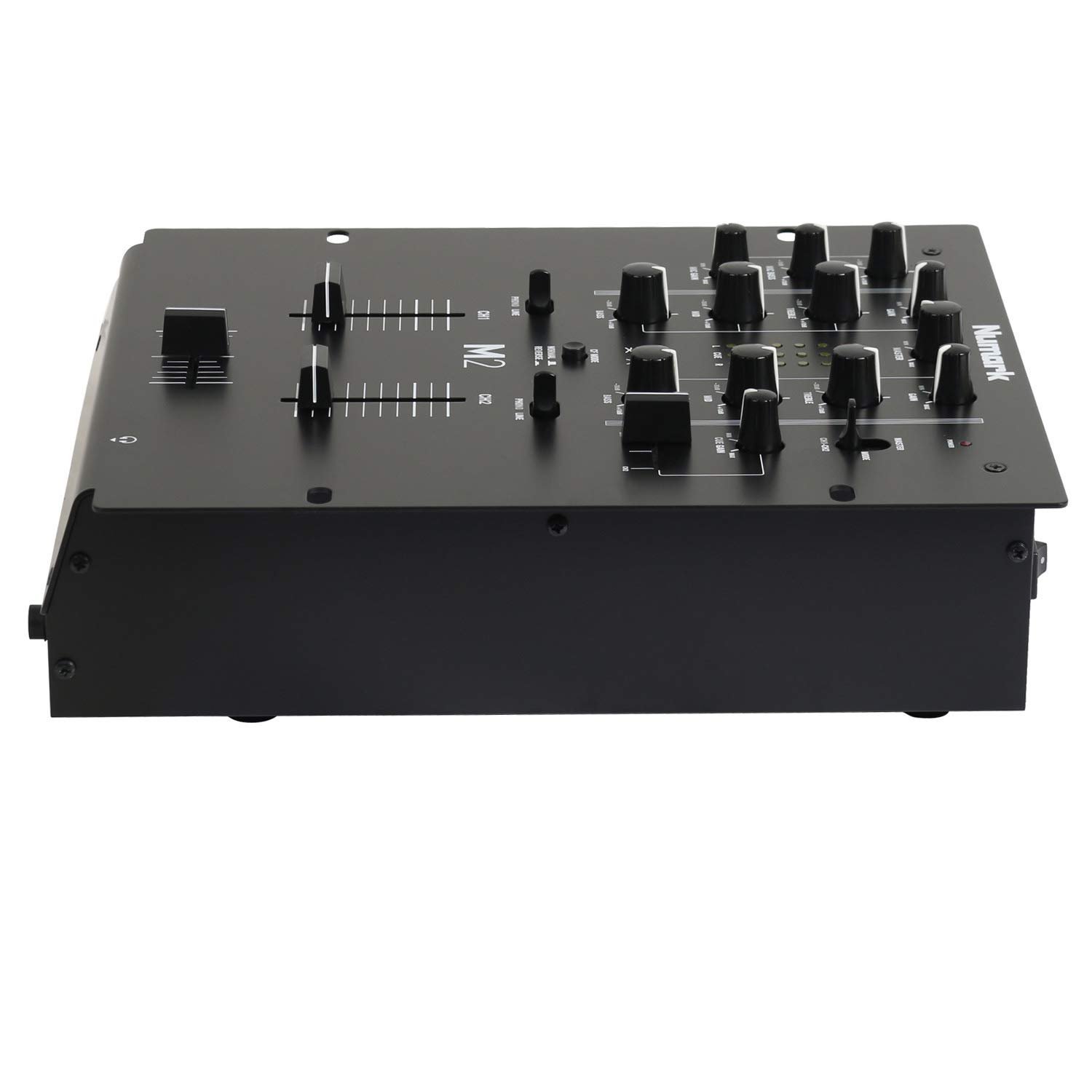 Numark M2BLACK | Professional Two-Channel Scratch Mixer with 3-band EQ per Channel