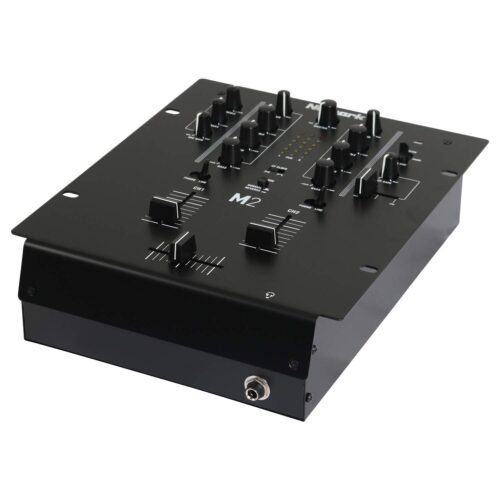 Numark M2BLACK | Professional Two-Channel Scratch Mixer with 3-band EQ per Channel
