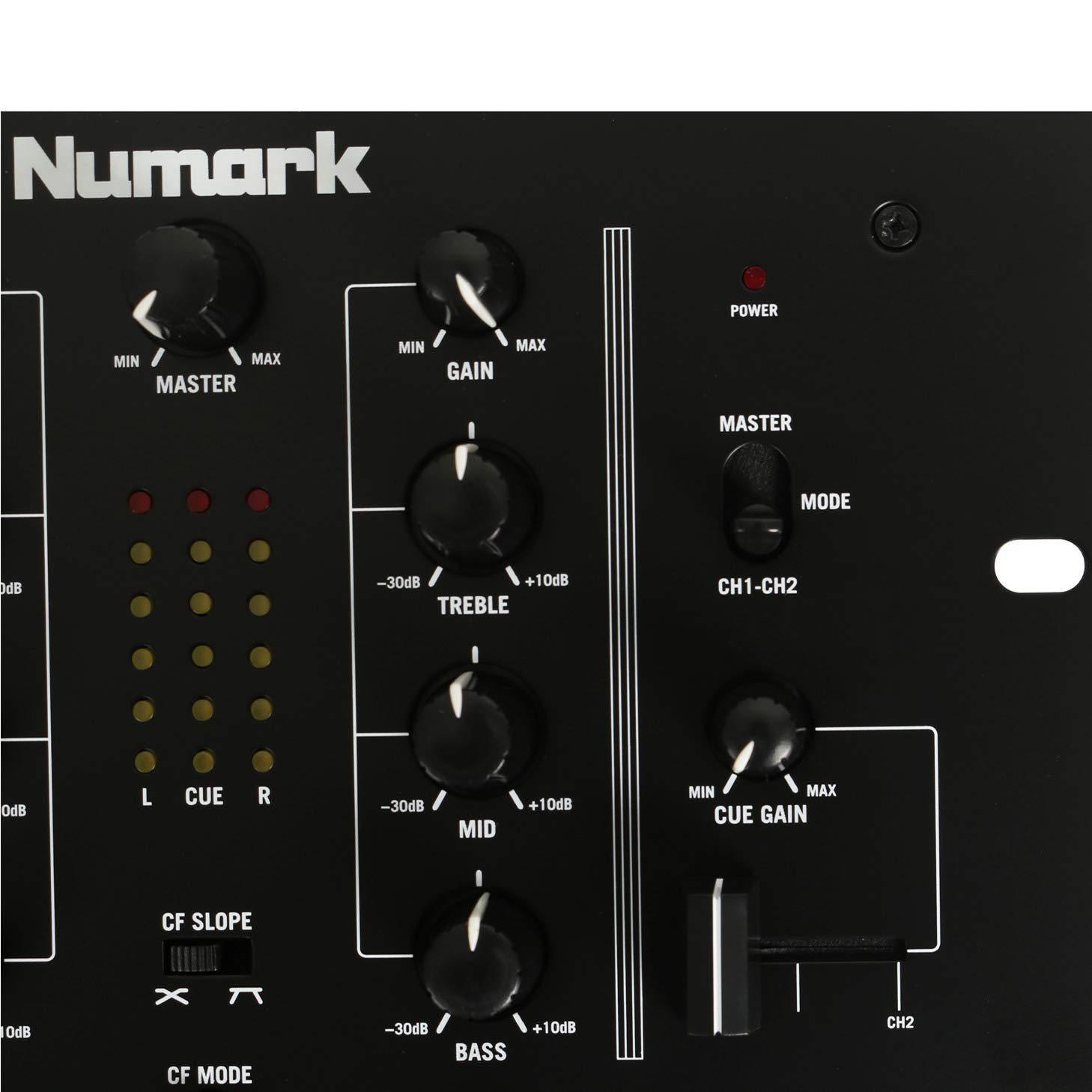 Numark M2BLACK | Professional Two-Channel Scratch Mixer with 3-band EQ per Channel