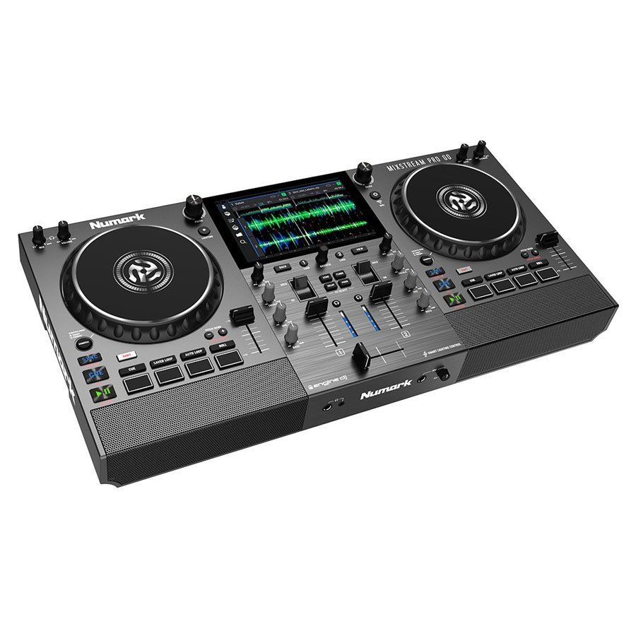 Numark-Mixstream-Pro-Go-2.jpg Numark Mixstream Pro Go Battery-Powered Standalone Streaming DJ Controller with Amazon Music