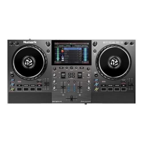 Numark-Mixstream-Pro-Go.jpg Numark Mixstream Pro Go Battery-Powered Standalone Streaming DJ Controller with Amazon Music