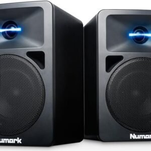 Numark N-Wave 580L | 40 W Full Range Desktop Speakers with RGB LED Illumination