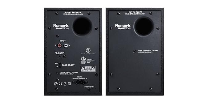 Numark   N-WAVE   360   Powered   DJ   Desktop   Monitors   -   Pair
