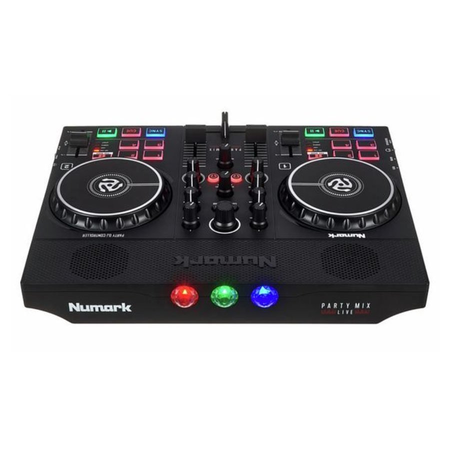 yum　Numark PARTY MIX LIVE DJコントローラー Numark Party Mix Live DJ Controller with Built-In Light Show and