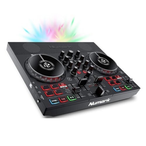 Numark-Party-Mix-Live.jpg Numark Party Mix Live DJ Controller with Built-In Light Show and Speakers