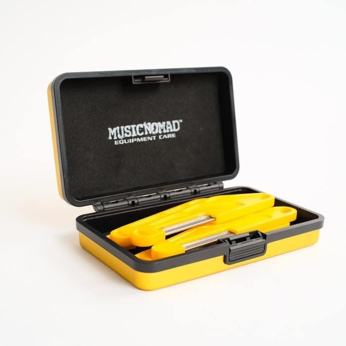 Nut-File-Case-1.jpg Music Nomad MN668 Electric Guitar Diamond Coated Nut File Set