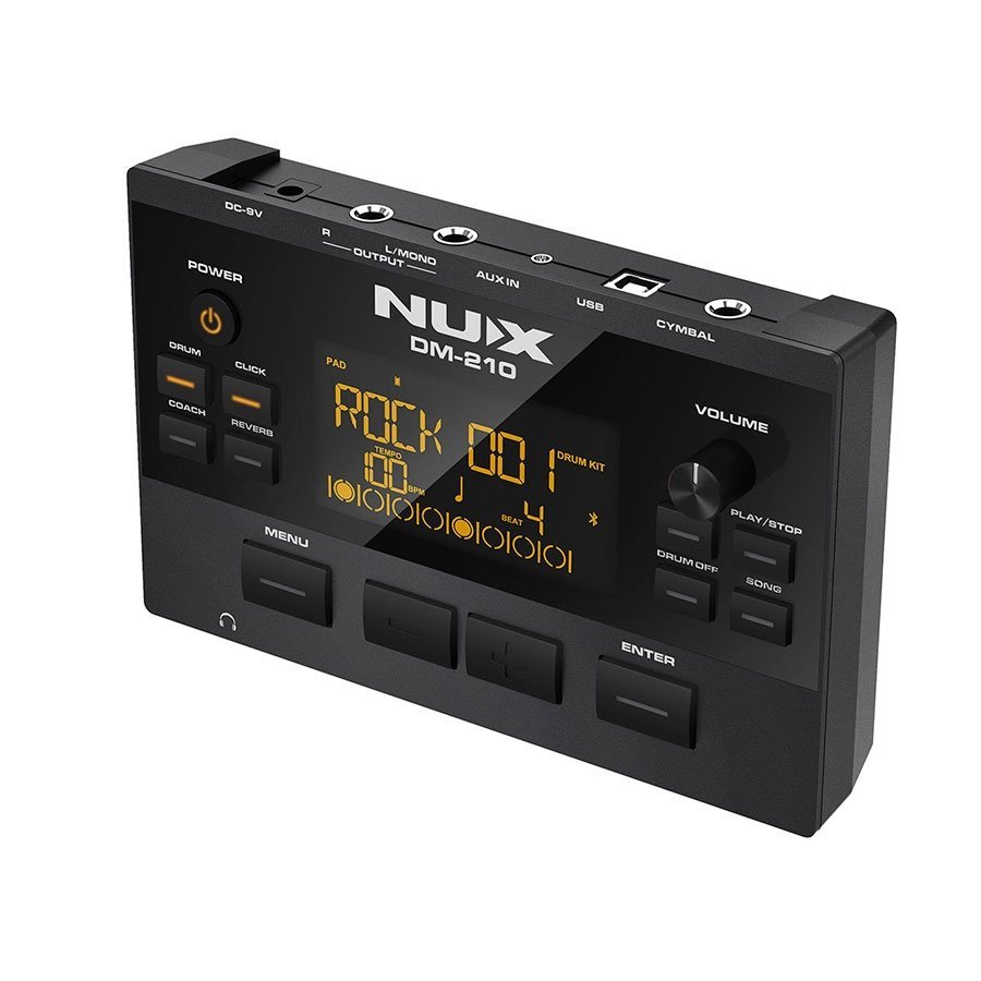 Nux-DM-210-4.jpg Nux DM-210 All Mesh Head Digital Electronic Drum Kit