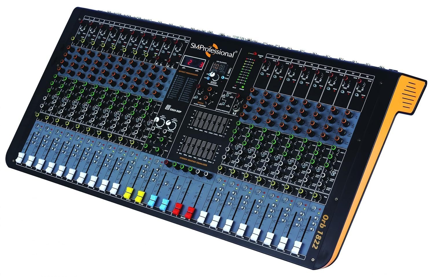 ORB -1822 Studiomaster 18 mic / 20 line channel DJ mixer