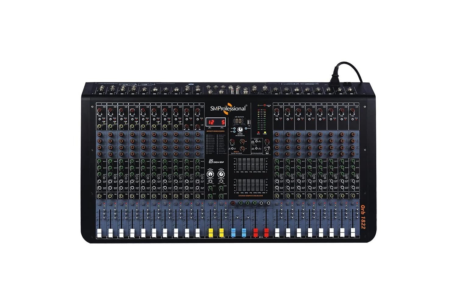 ORB -1822 Studiomaster 18 mic / 20 line channel DJ mixer